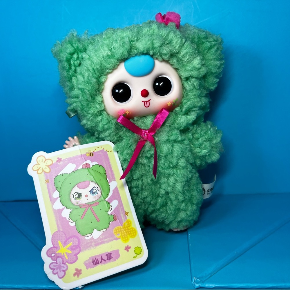Cureplaneta - Baby Three - Where’s Spring? Vinyl Plush - Cactus